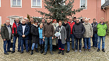 Gruppe von Gewerkschaftern